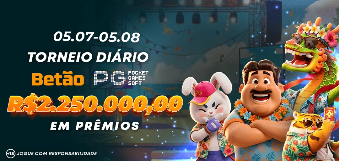 Torneio DIARIO Betao PG Soft 2.250.000,00 Reais em Premios